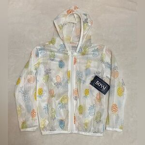 Bossi Swim Cover-Up Girls Whirl Jacket Island‎ Pineapple Youth Small